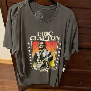 Eric Clapton Graphic T-Shirt - Gray